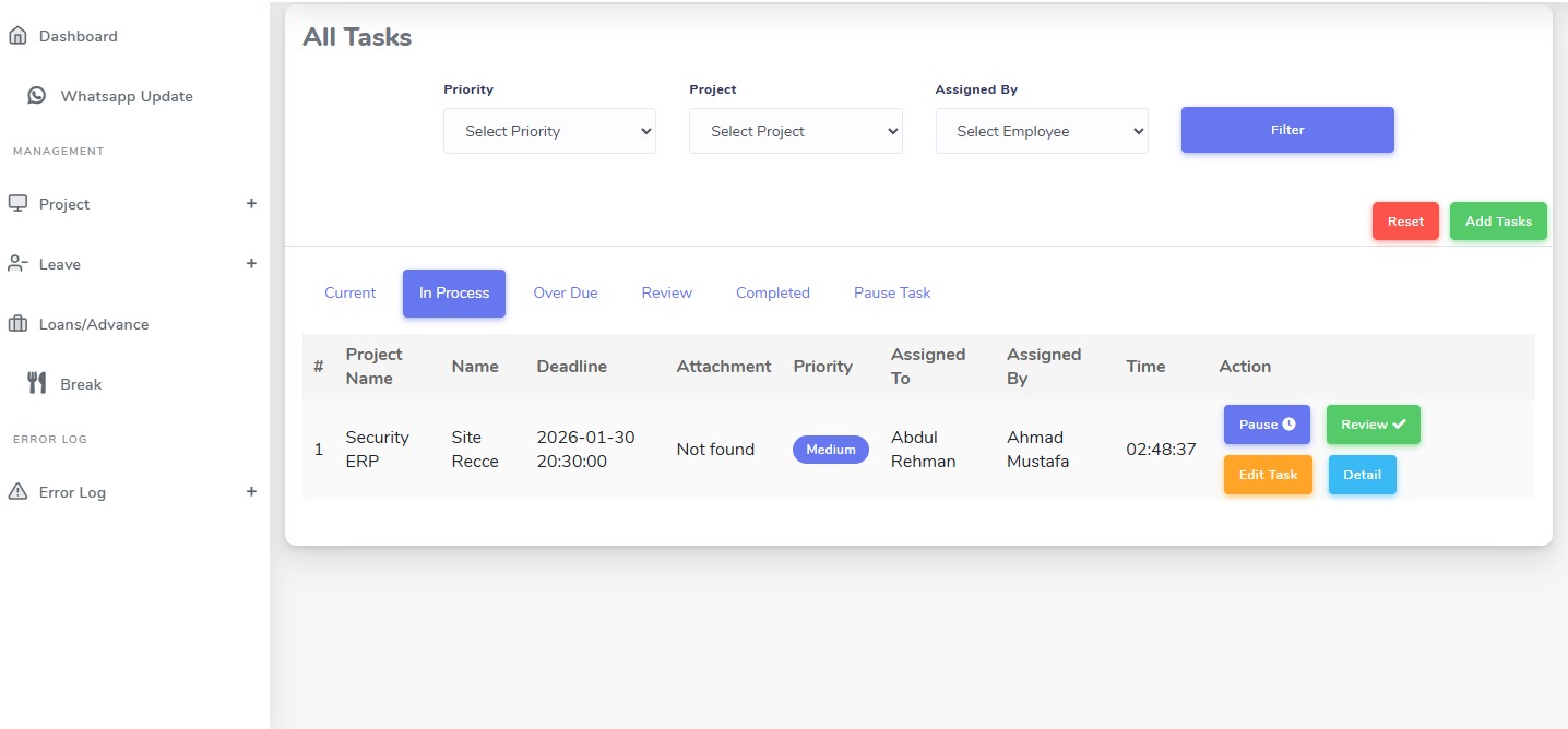 Task Management System